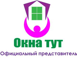 Логотип для сайта Окна тут - дизайнер kub74