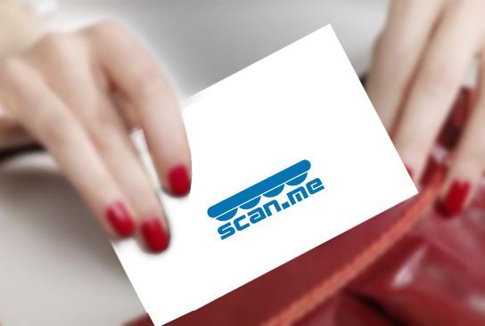 Логотип фитнес комбайна SCAN.ME - дизайнер krislug