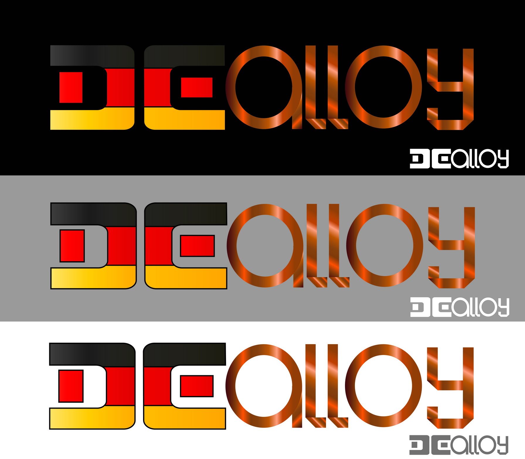 Логотип DeAlloy - дизайнер Chinkee