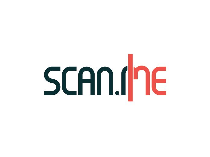 Логотип фитнес комбайна SCAN.ME - дизайнер line-2-0