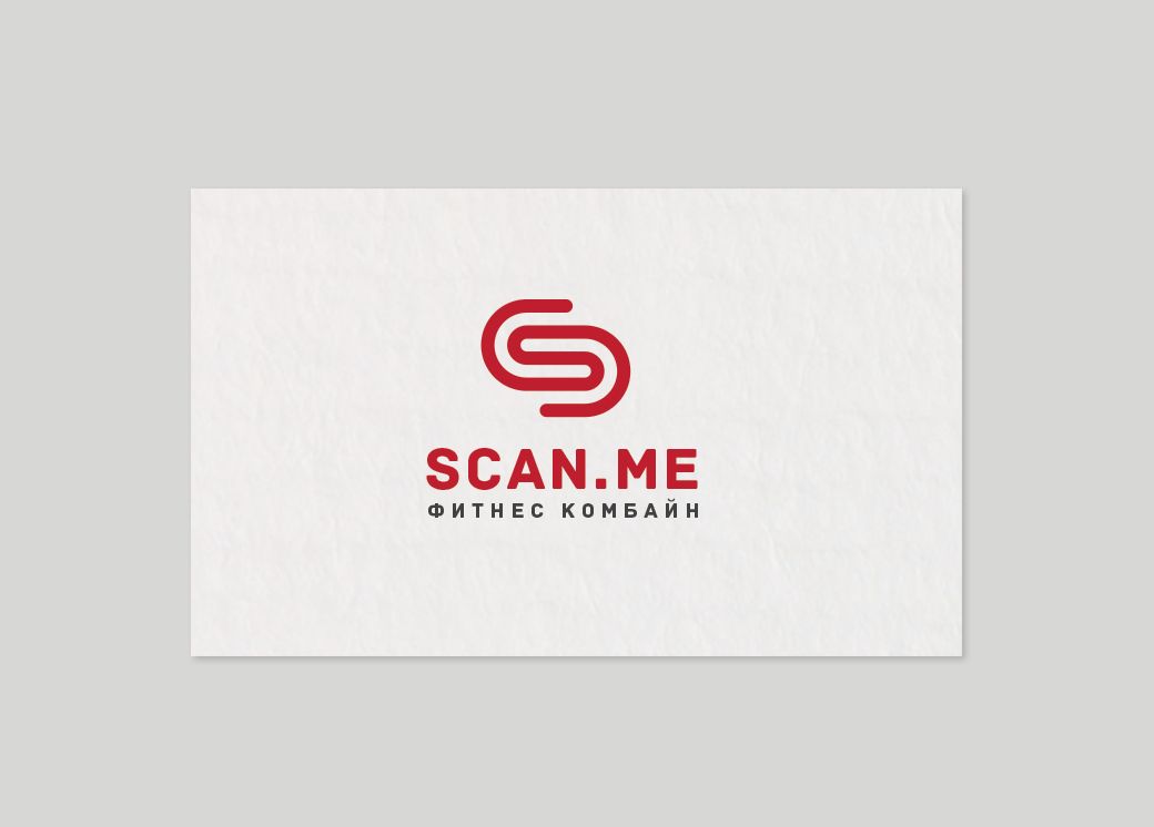 Логотип фитнес комбайна SCAN.ME - дизайнер spawnkr