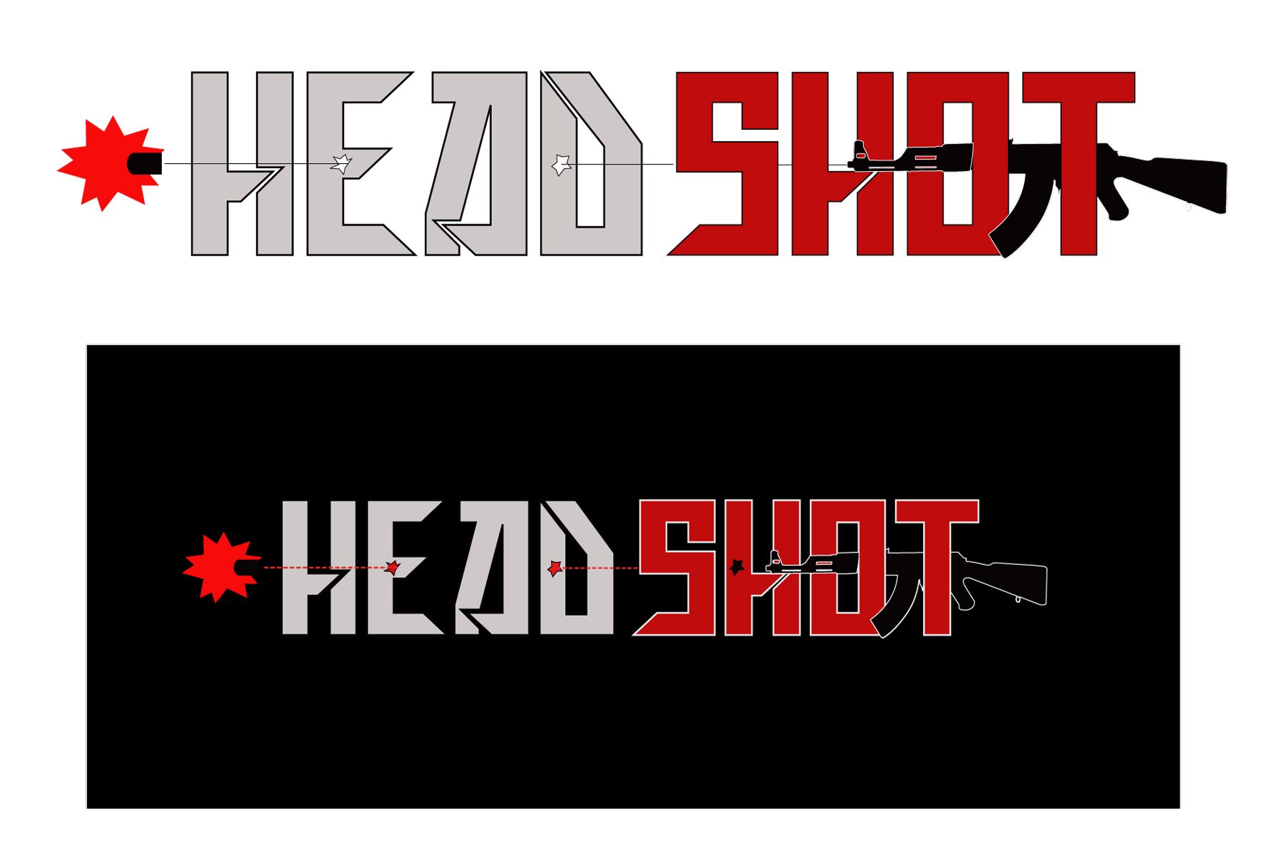 Логотип для игрового проекта HEADSHOT - дизайнер vaal
