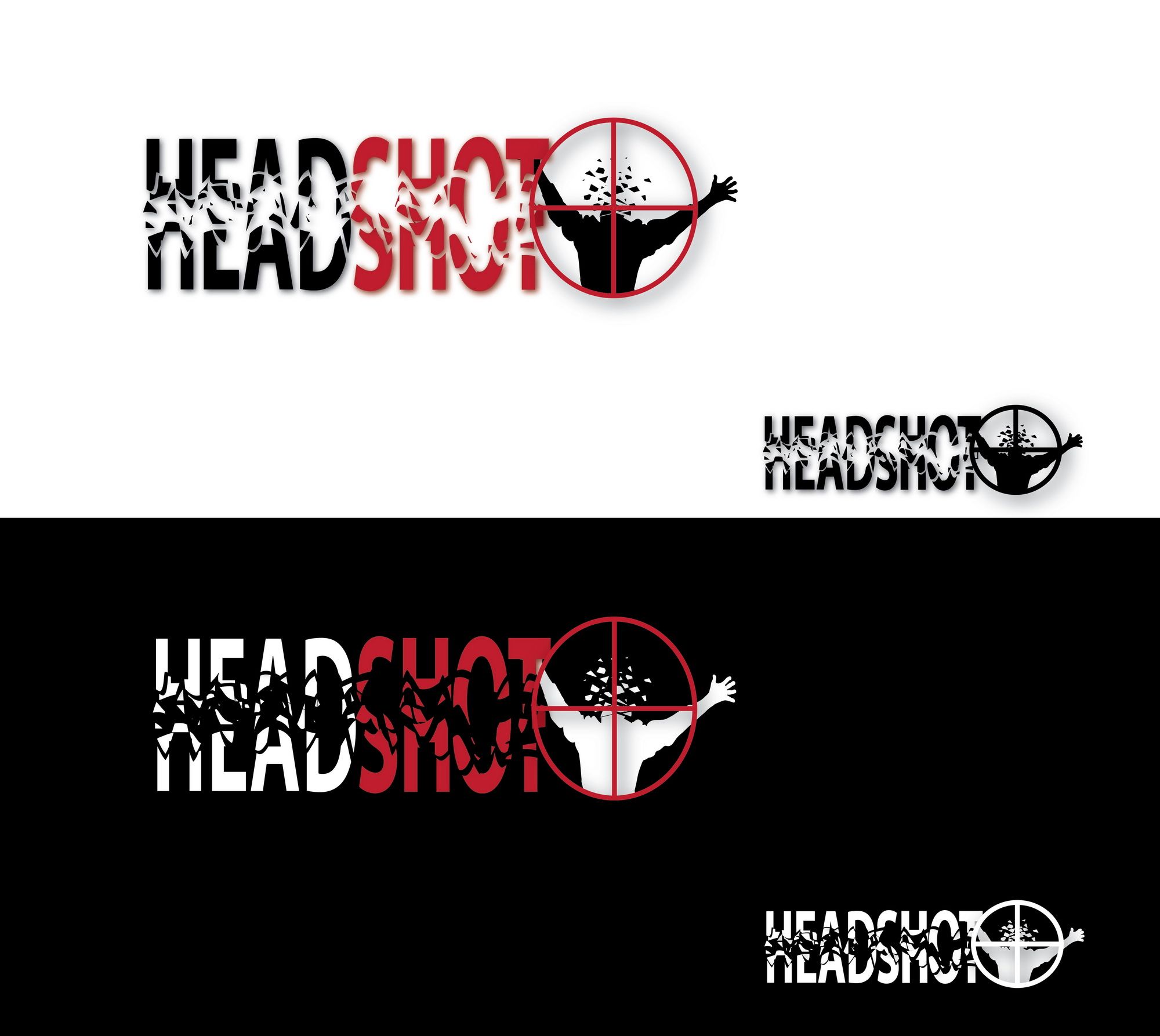 Логотип для игрового проекта HEADSHOT - дизайнер Chinkee