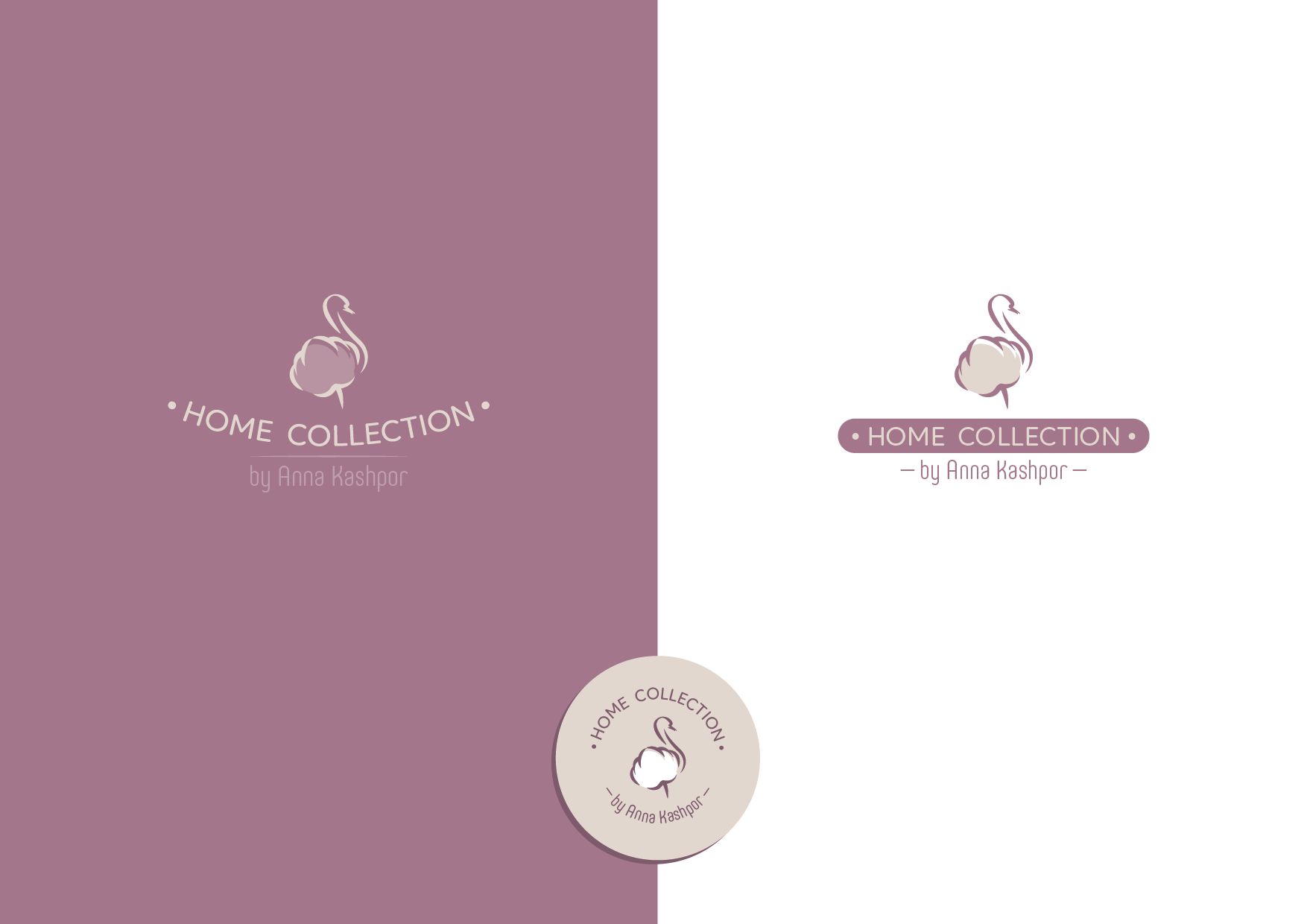 Лого и ФС для Home Collection by Anna Kashpor - дизайнер Ula_Chu