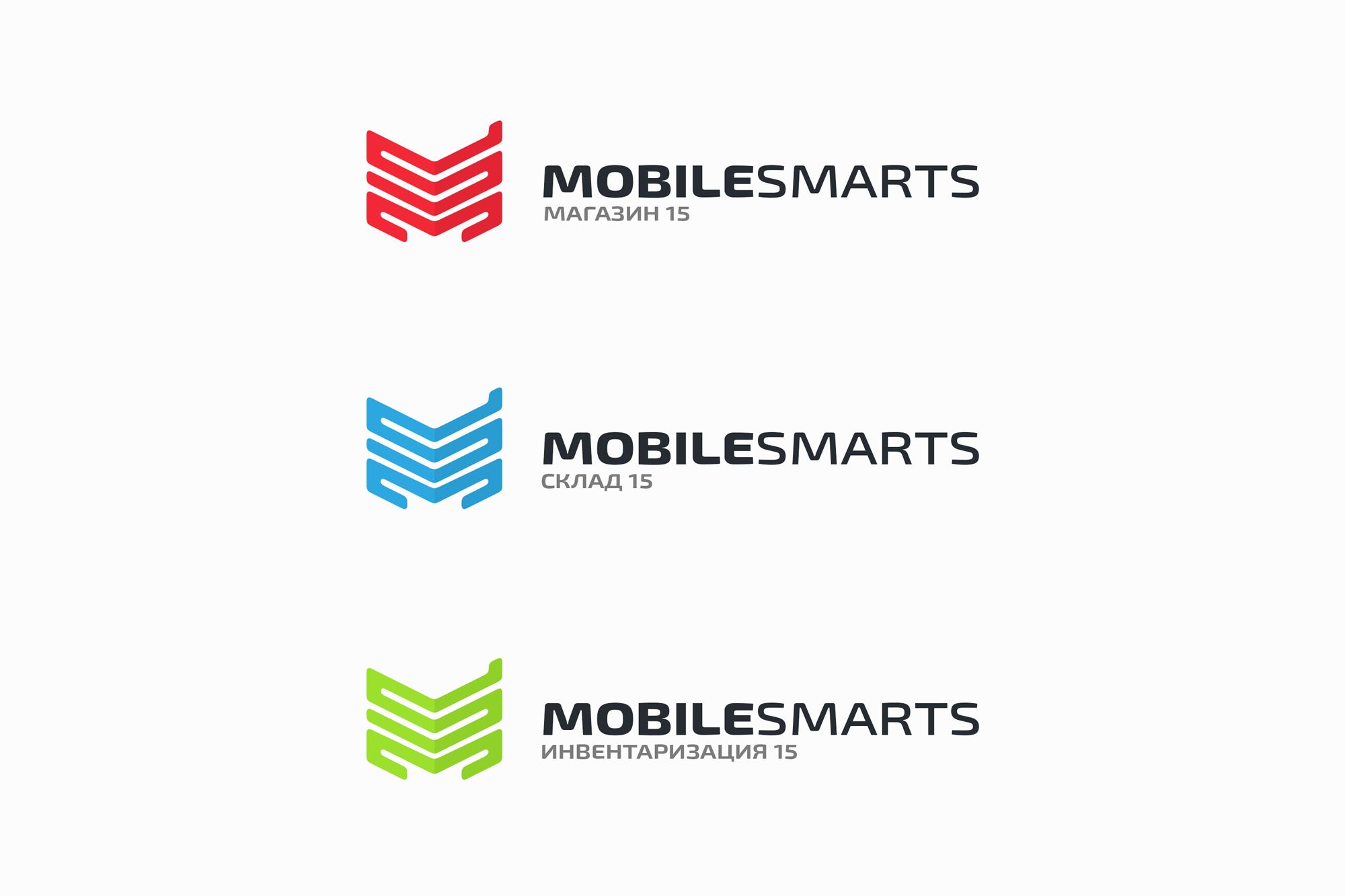 Логотипы серии программных продуктов Mobile SMARTS - дизайнер matizzo