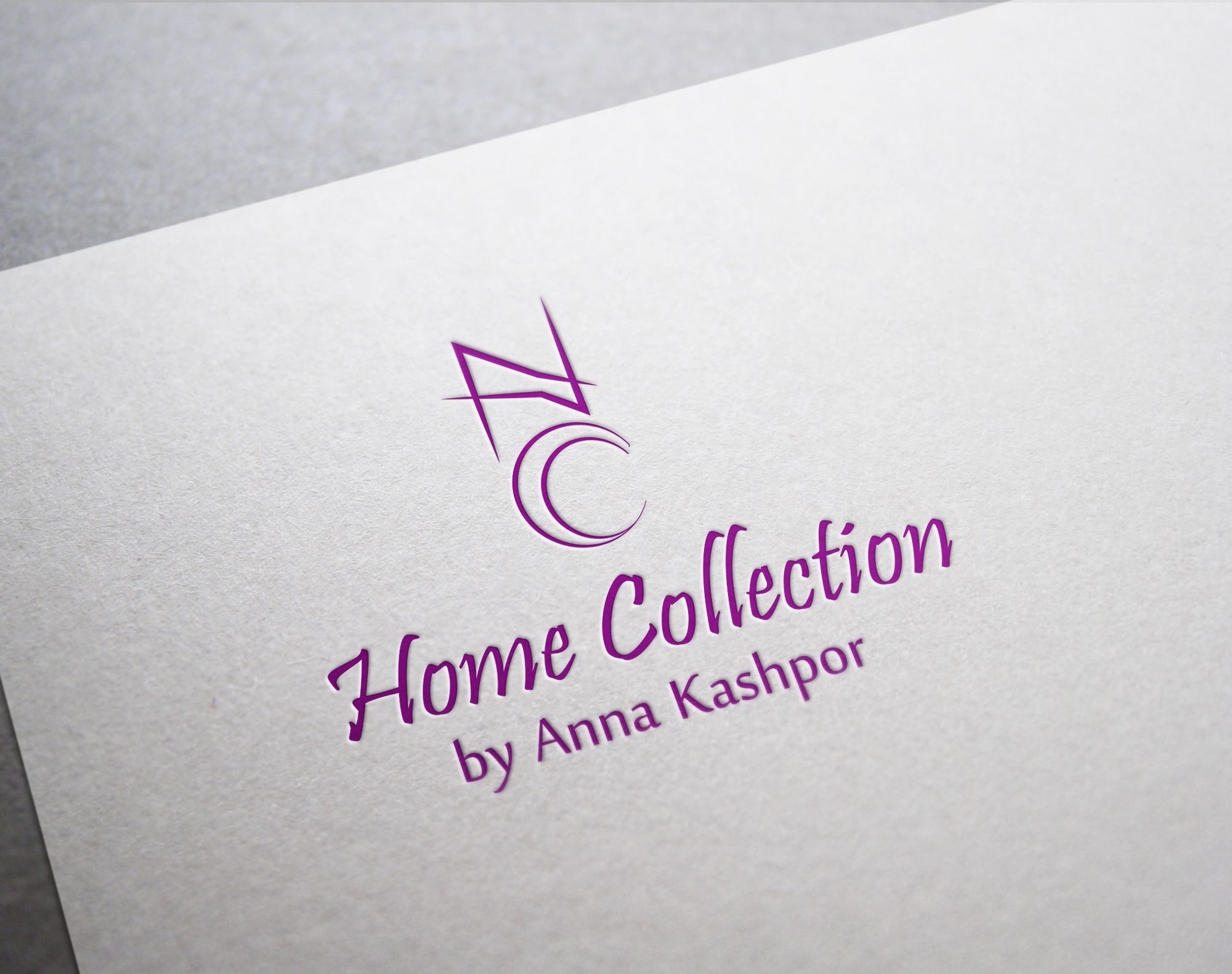 Лого и ФС для Home Collection by Anna Kashpor - дизайнер MEOW