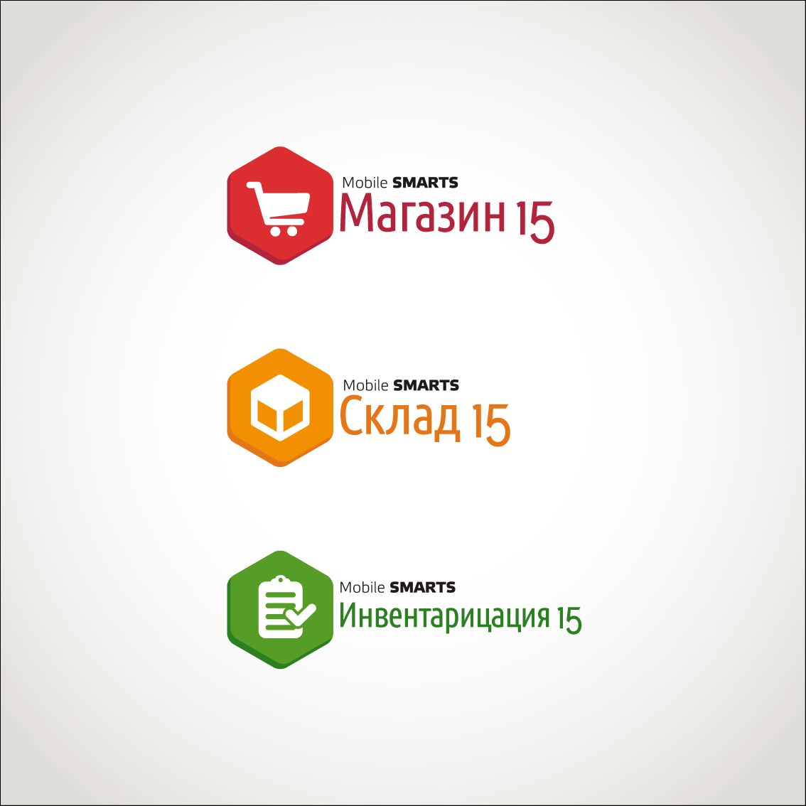 Логотипы серии программных продуктов Mobile SMARTS - дизайнер mspoint