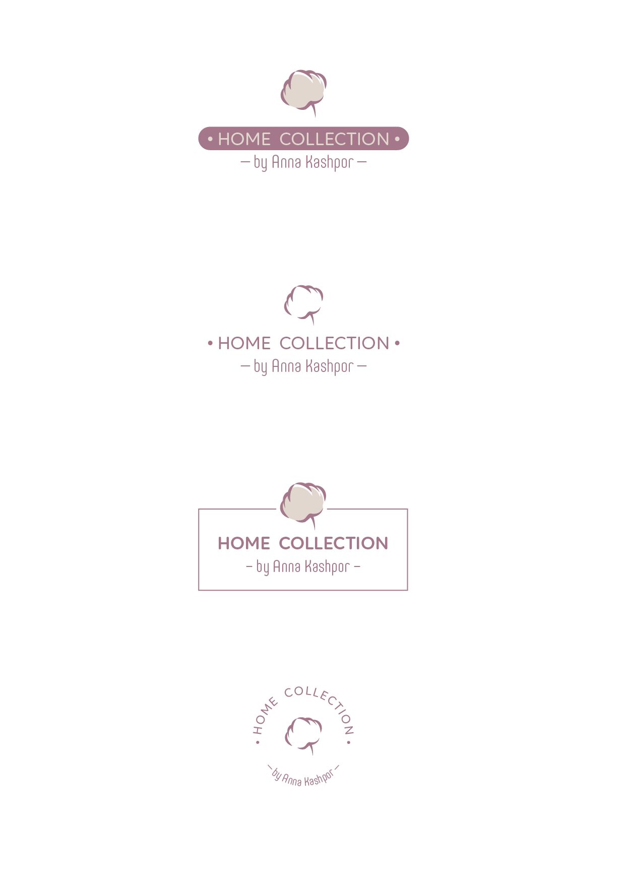 Лого и ФС для Home Collection by Anna Kashpor - дизайнер Ula_Chu