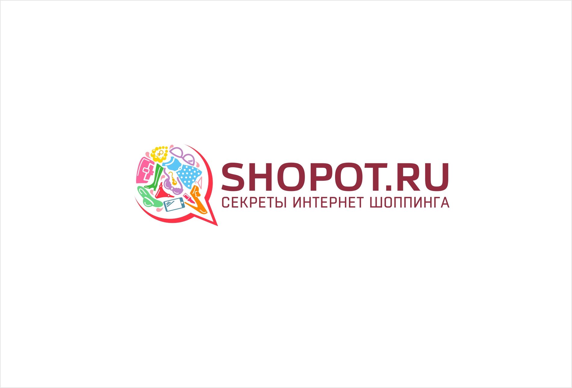 Логотип интернет-сообщества о покупках  - дизайнер kras-sky