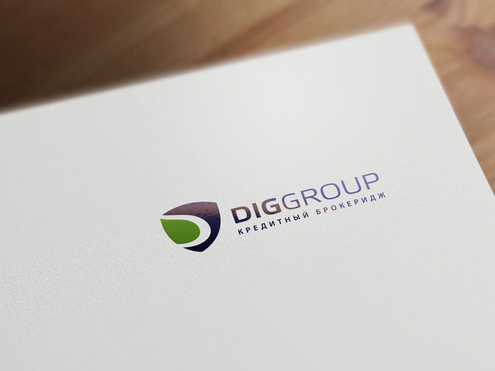 Логотип для финансового брокера ДИГ - дизайнер GreenRed