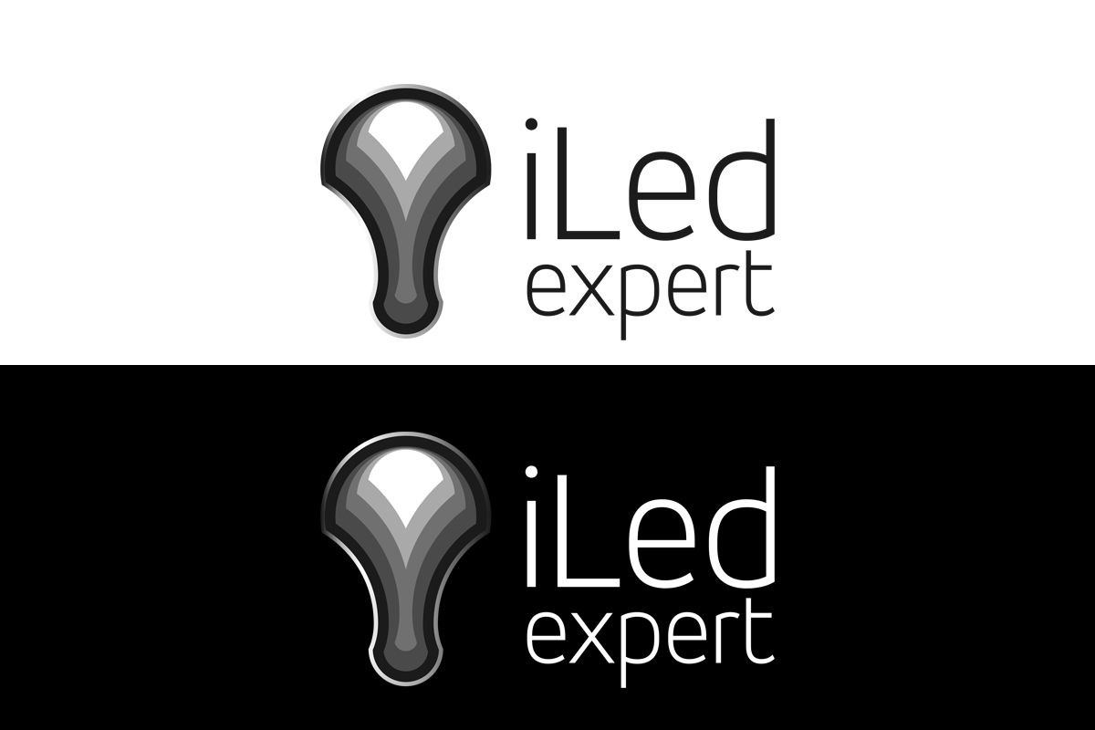 Логотип и фирменный стиль для iLed Expert - дизайнер vision