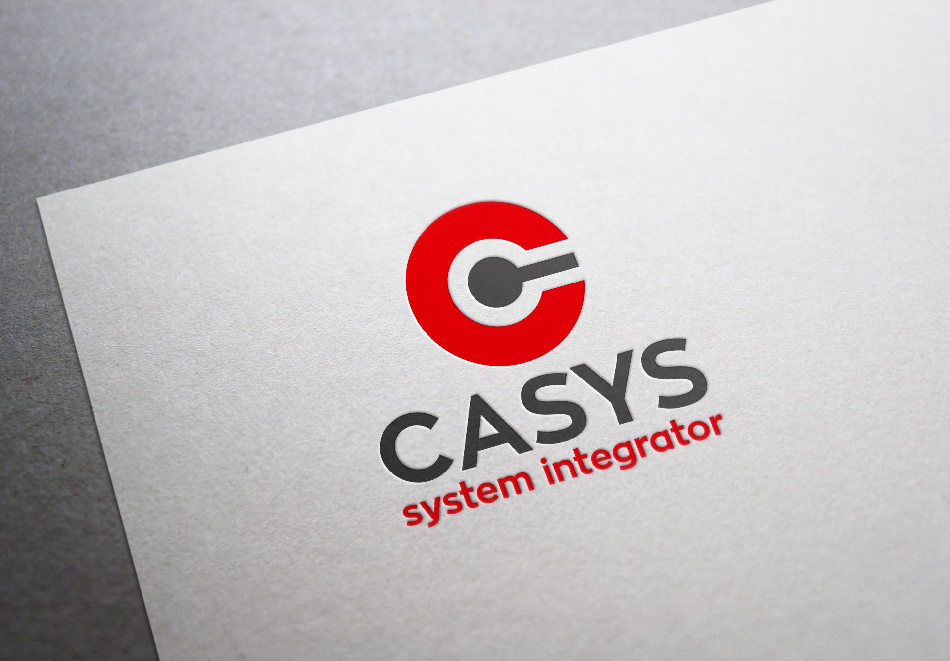 Логотип для системного интегратора CASYS - дизайнер alpine-gold