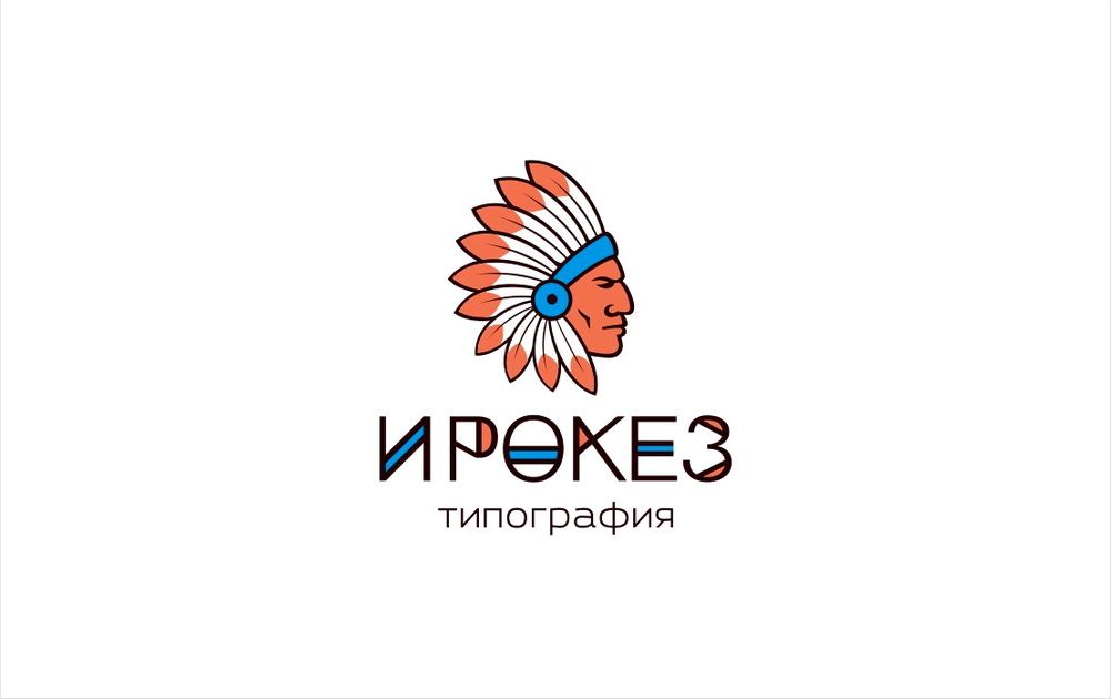 Редизайн лого и дизайн ФС для типографии Ирокез - дизайнер mikewas