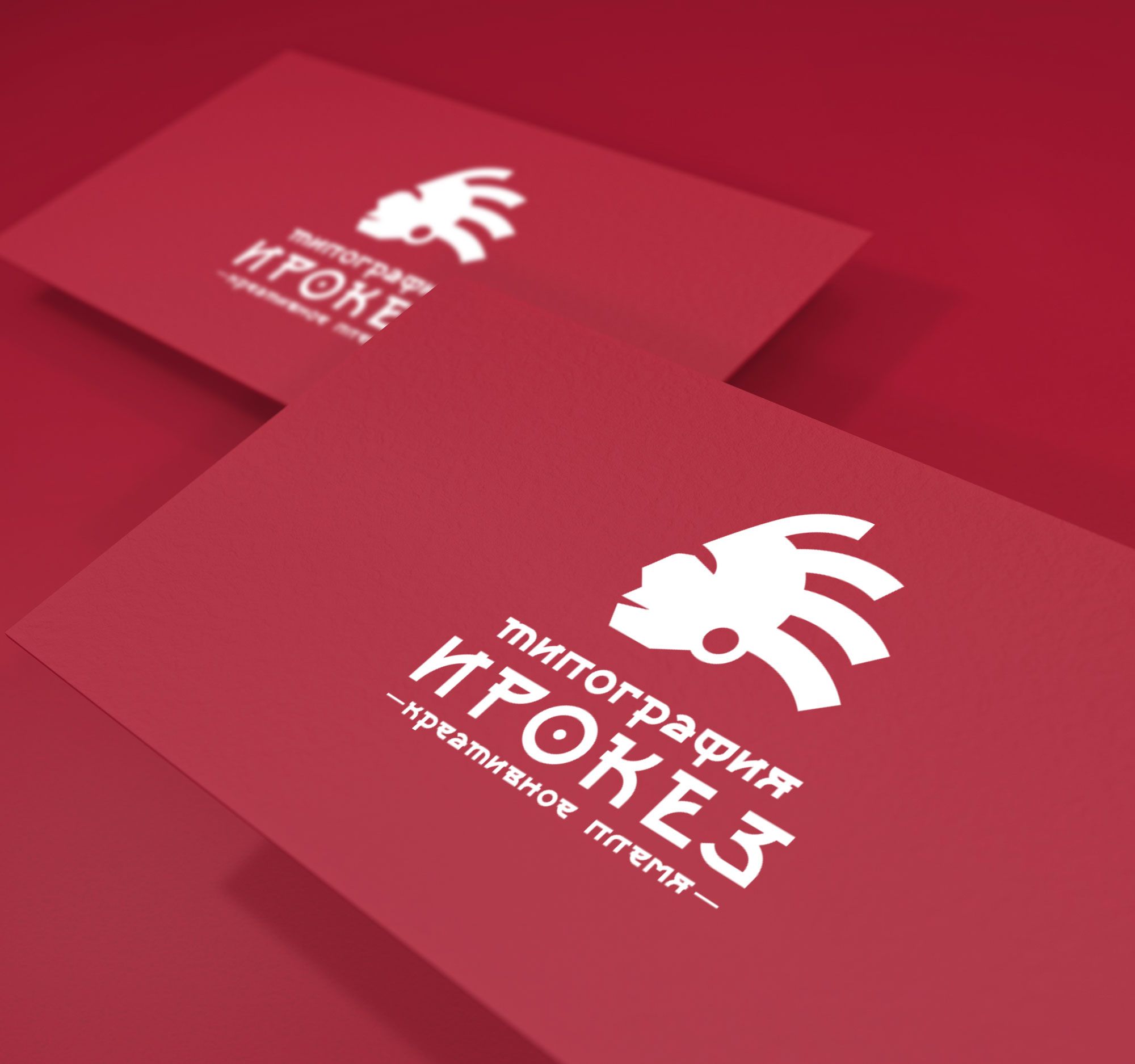 Редизайн лого и дизайн ФС для типографии Ирокез - дизайнер TanOK1
