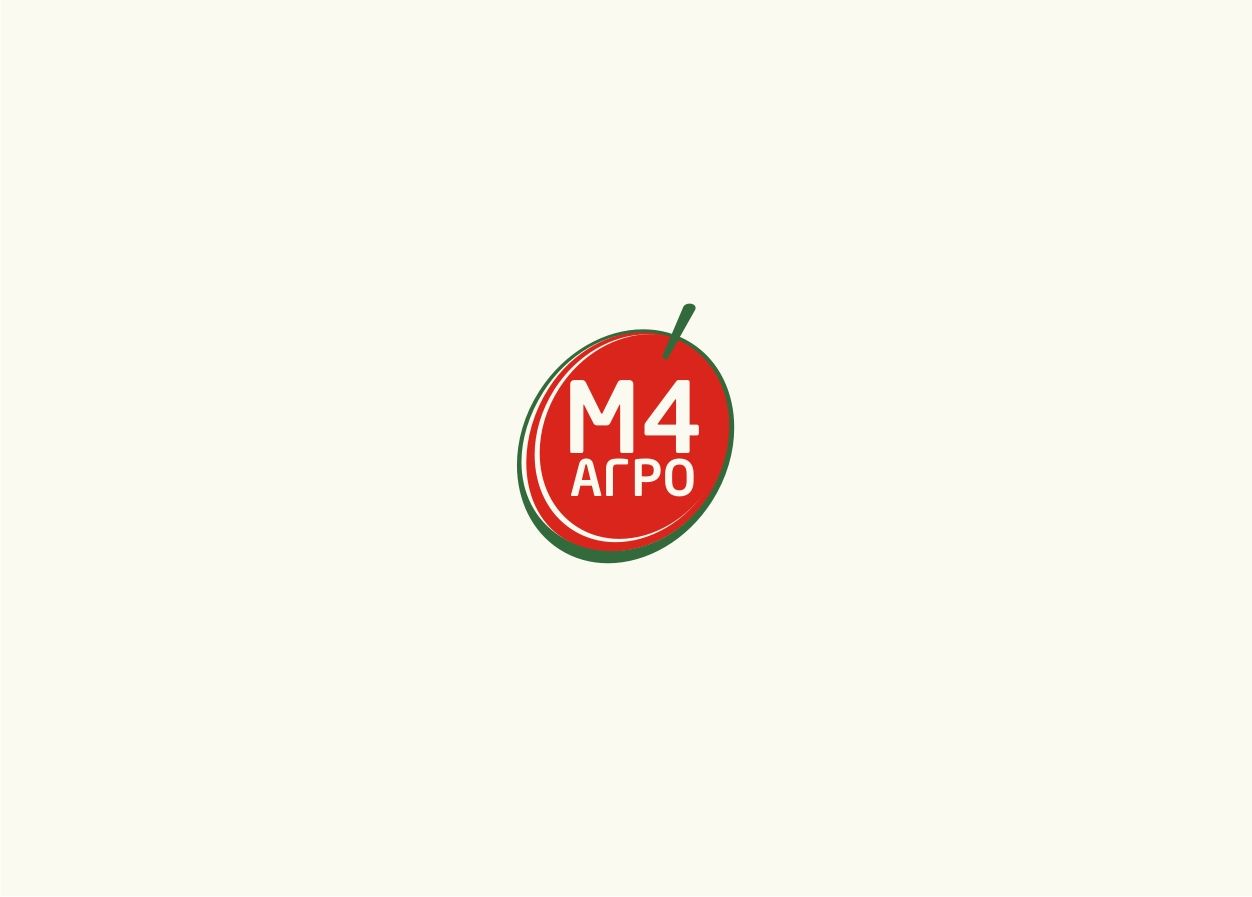 Логотип для M4 АГРО - Российские фрукты - дизайнер pashashama