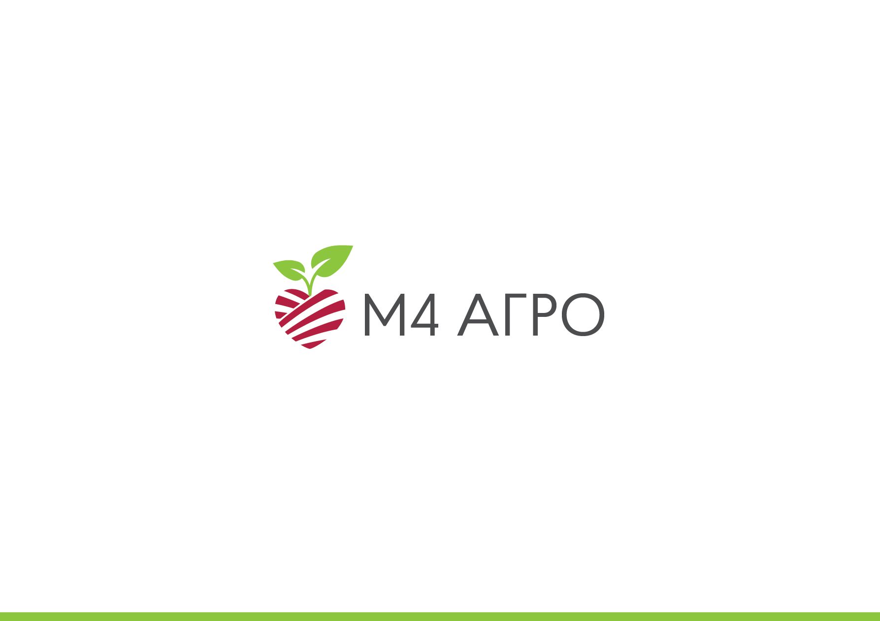 Логотип для M4 АГРО - Российские фрукты - дизайнер andyul