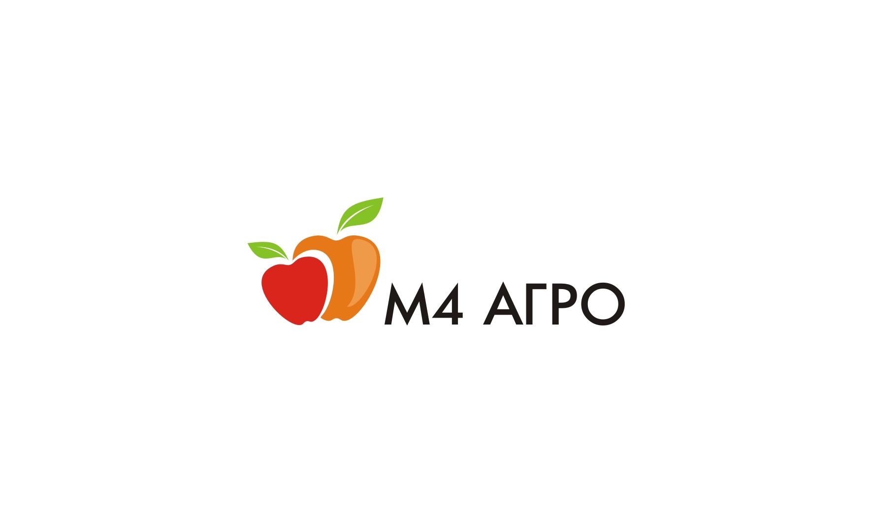 Логотип для M4 АГРО - Российские фрукты - дизайнер Kuraitenno