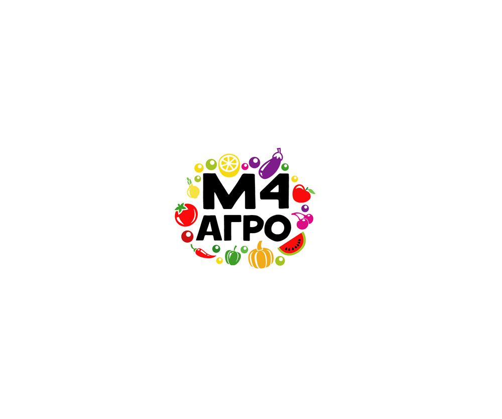 Логотип для M4 АГРО - Российские фрукты - дизайнер jampa