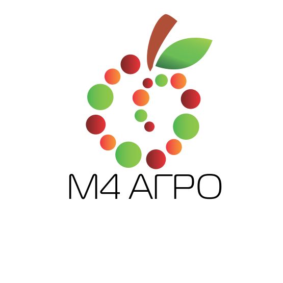 Логотип для M4 АГРО - Российские фрукты - дизайнер bulat22101