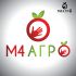 Логотип для M4 АГРО - Российские фрукты - дизайнер Gregorydesign