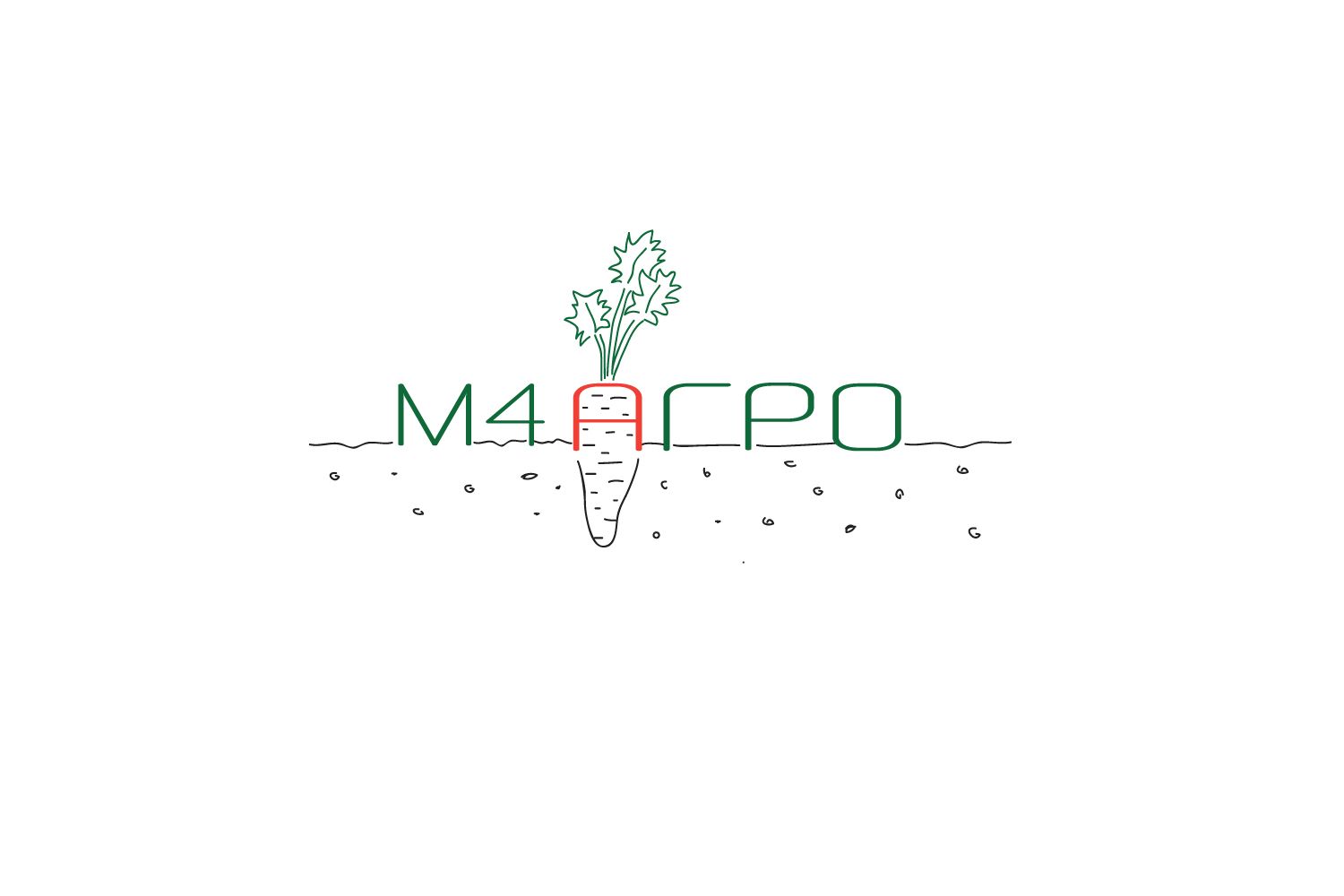 Логотип для M4 АГРО - Российские фрукты - дизайнер viva0586