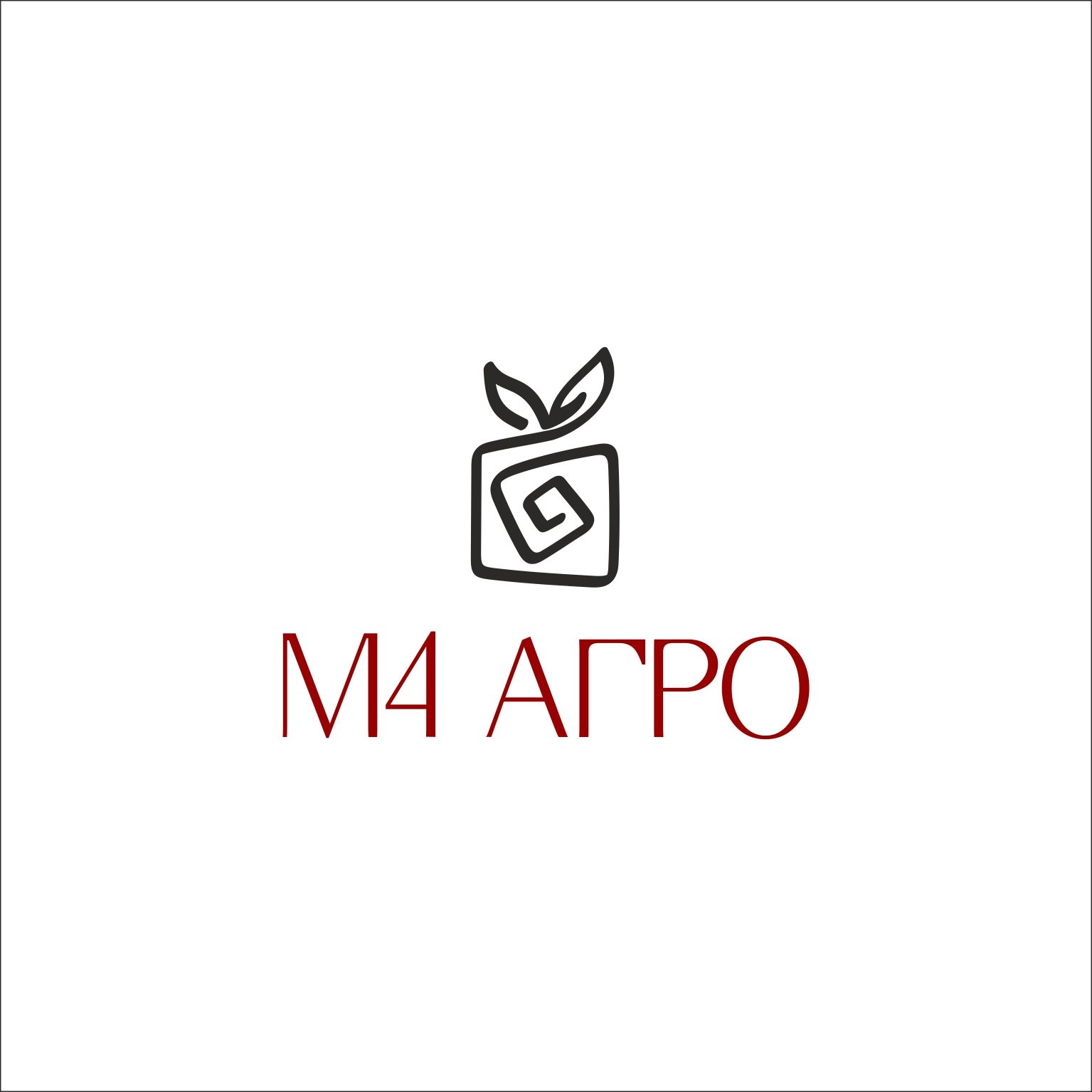Логотип для M4 АГРО - Российские фрукты - дизайнер anasti