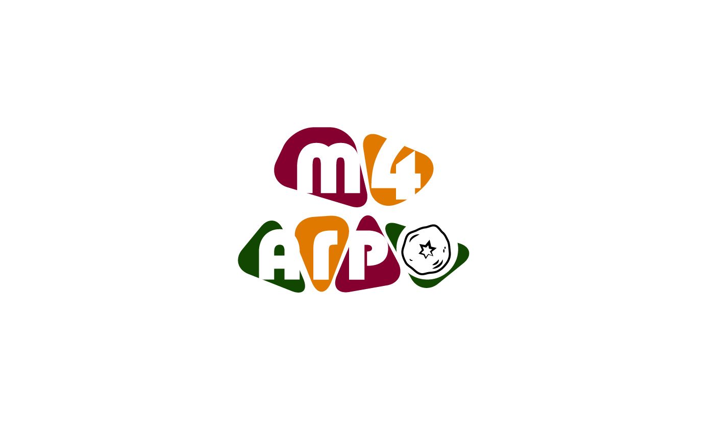 Логотип для M4 АГРО - Российские фрукты - дизайнер V0va