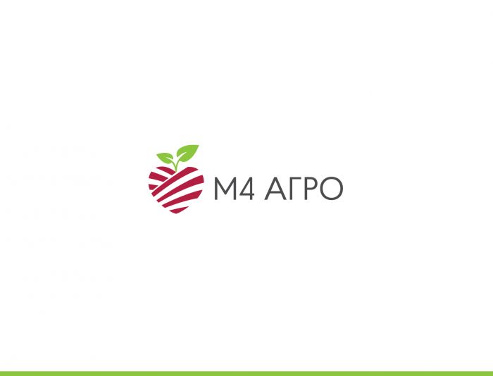 Логотип для M4 АГРО - Российские фрукты - дизайнер andyul