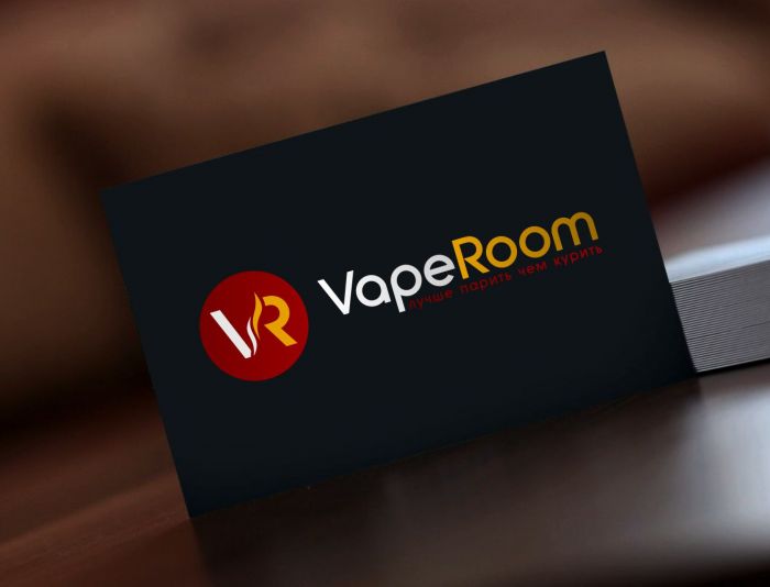 Логотип для сети магазинов VapeRoom  - дизайнер graphin4ik