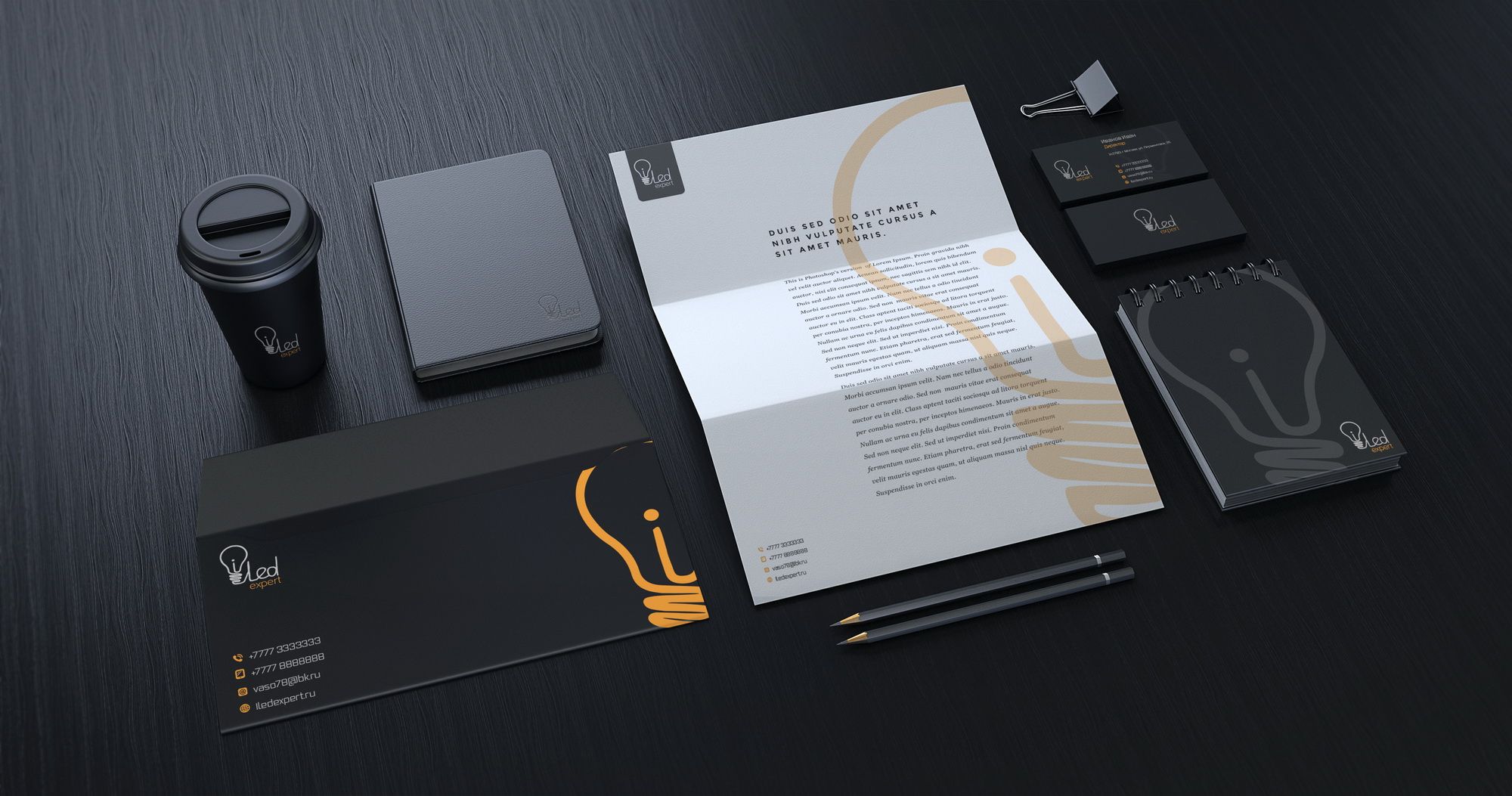 Логотип и фирменный стиль для iLed Expert - дизайнер Korish