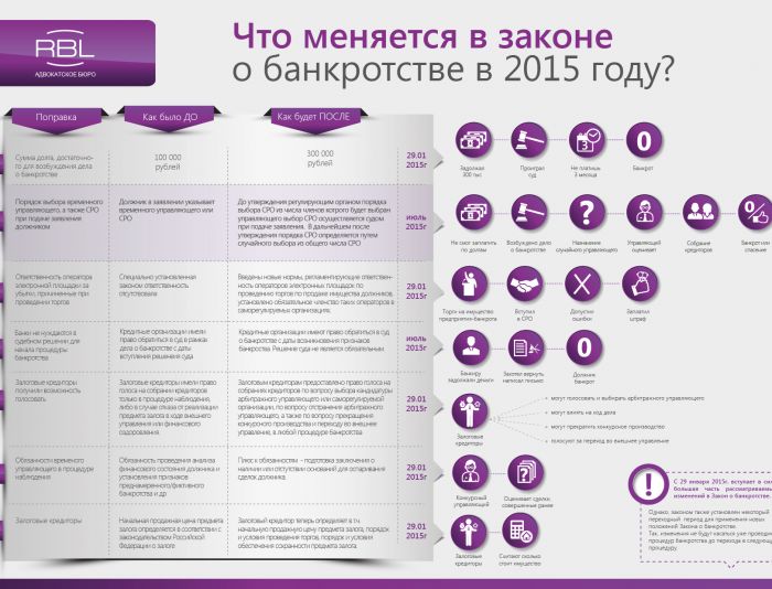 Инфографика по банкротству юридических лиц - дизайнер domino09