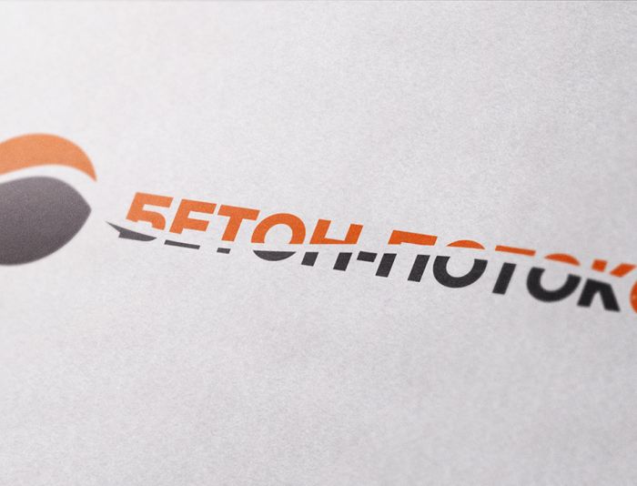 Логотип бренда по производству товарного бетона - дизайнер TVdesign