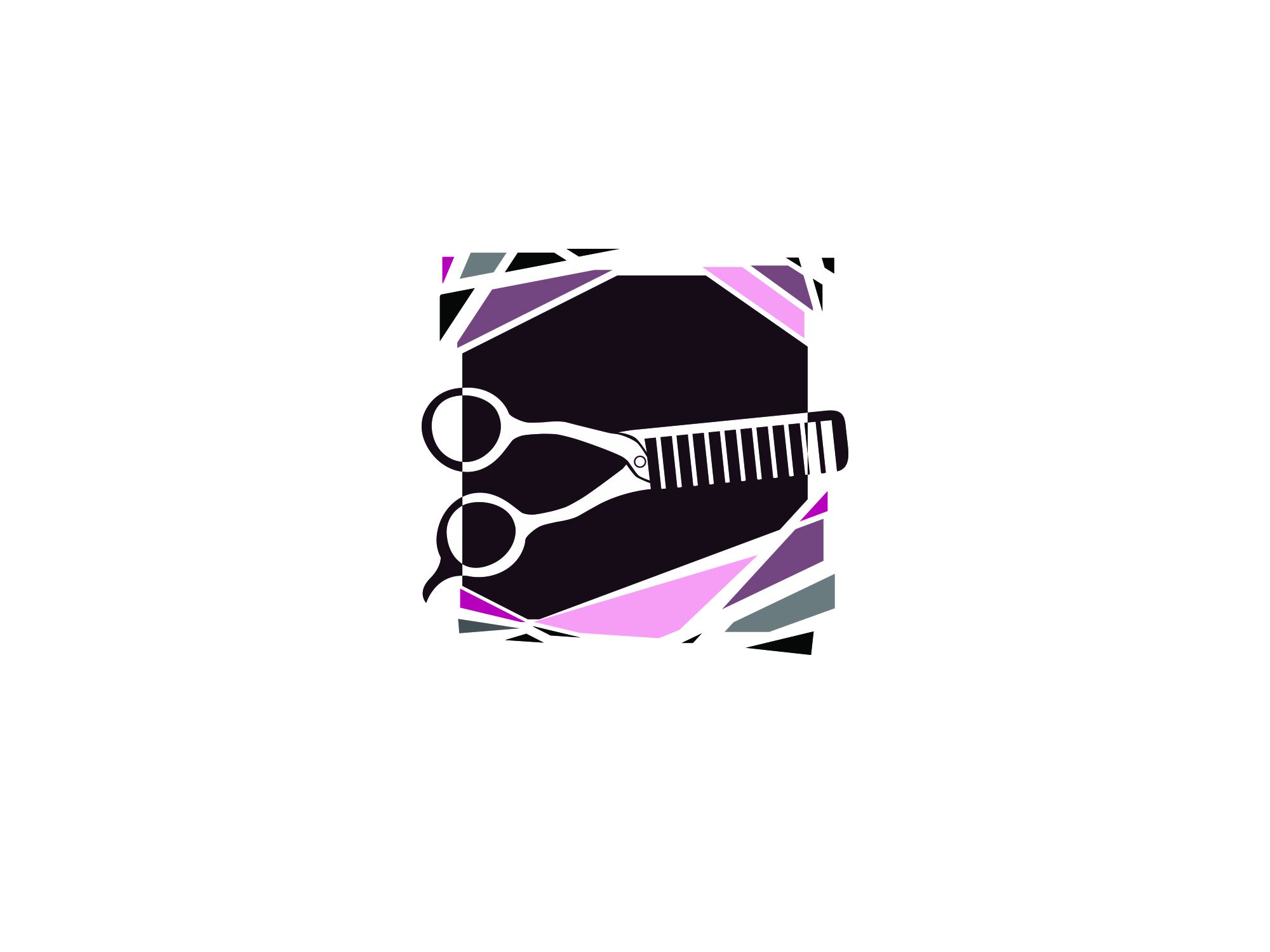 Логотип для сети парикмахерских - дизайнер Gsky