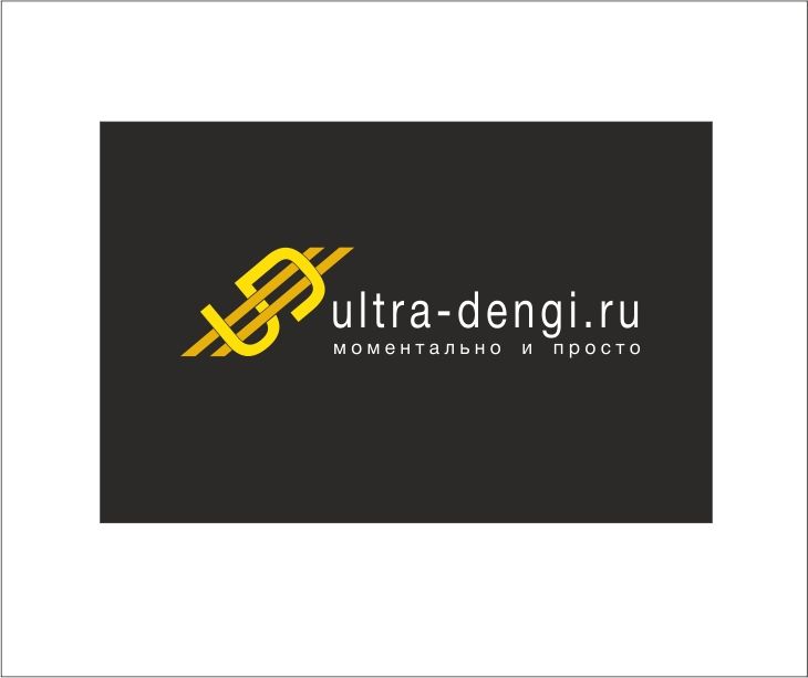 Логотип для сайта МФО ultra-dengi.ru - дизайнер mit60