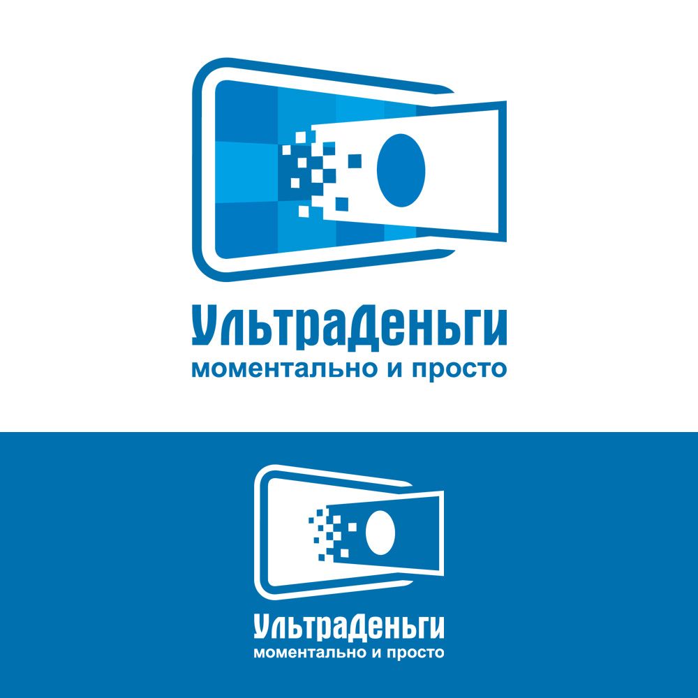 Логотип для сайта МФО ultra-dengi.ru - дизайнер FONBRAND