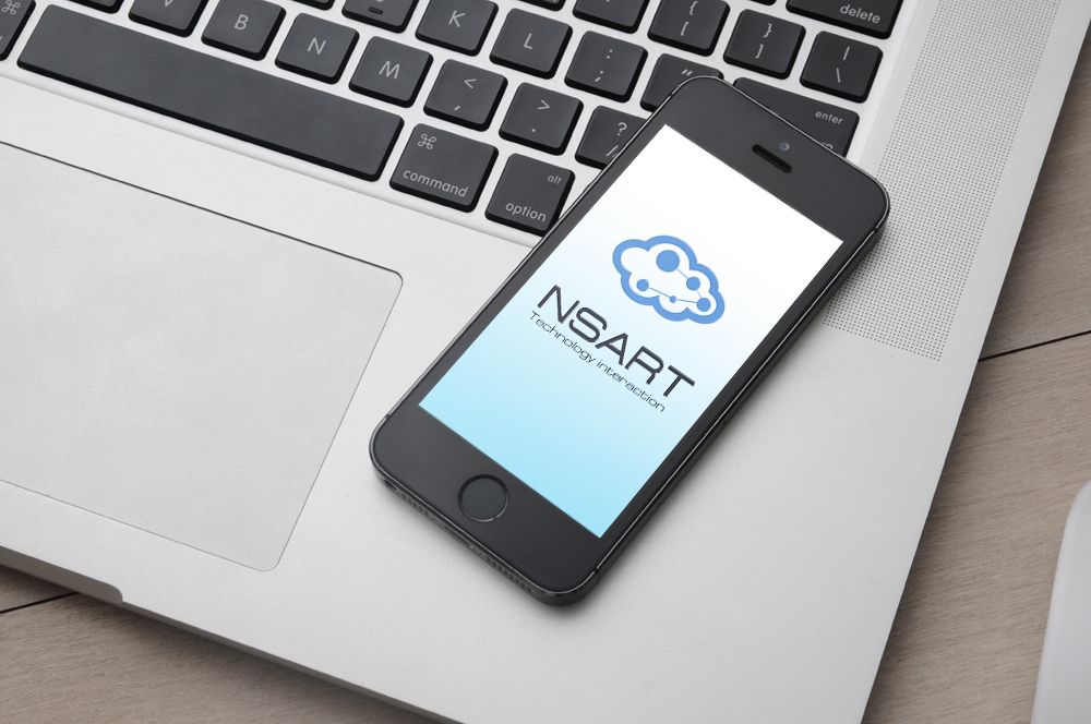 Логотип компании NSART - дизайнер Network-Support