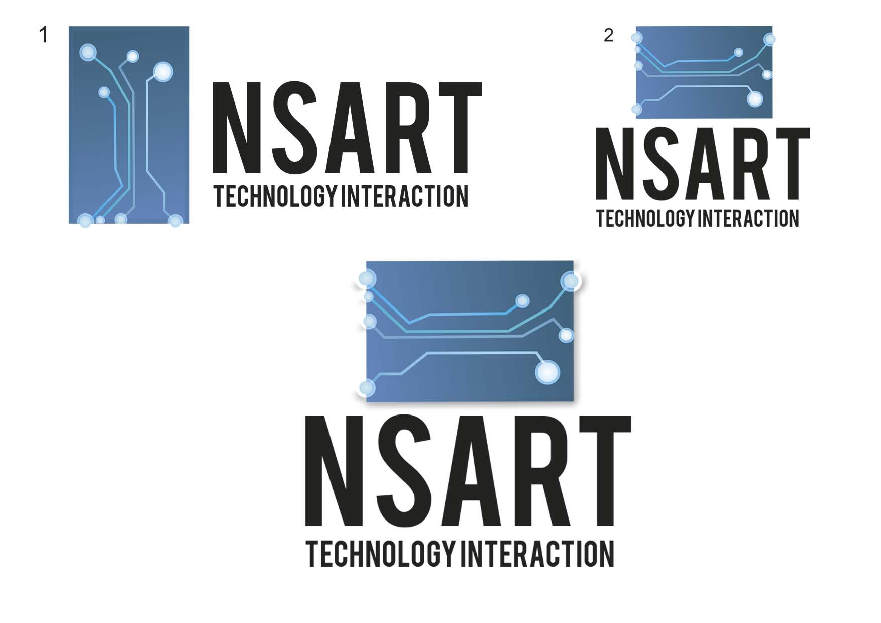 Логотип компании NSART - дизайнер Capfir