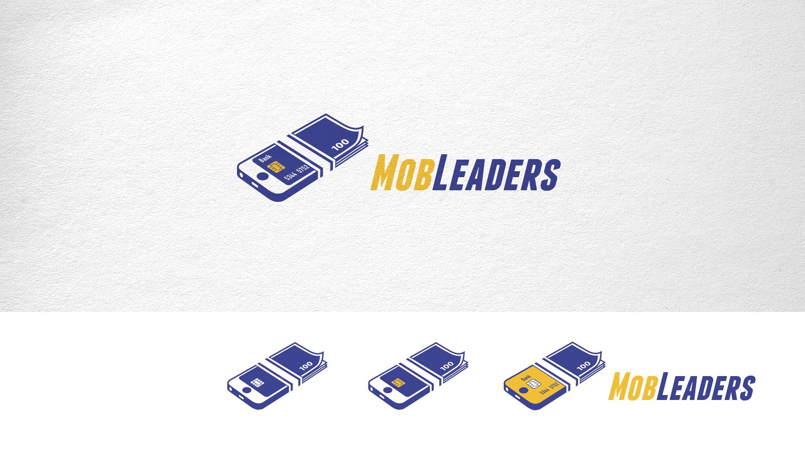 Логотип для агрегатора платежей MobLeaders.com - дизайнер andblin61