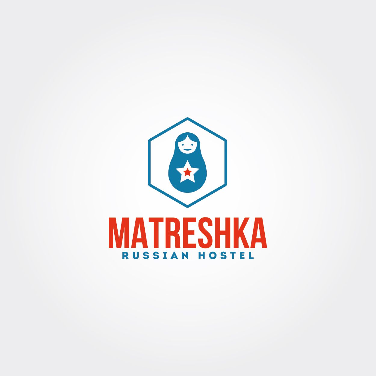 Логотип MATRESHKA Russian hostel - дизайнер klyax
