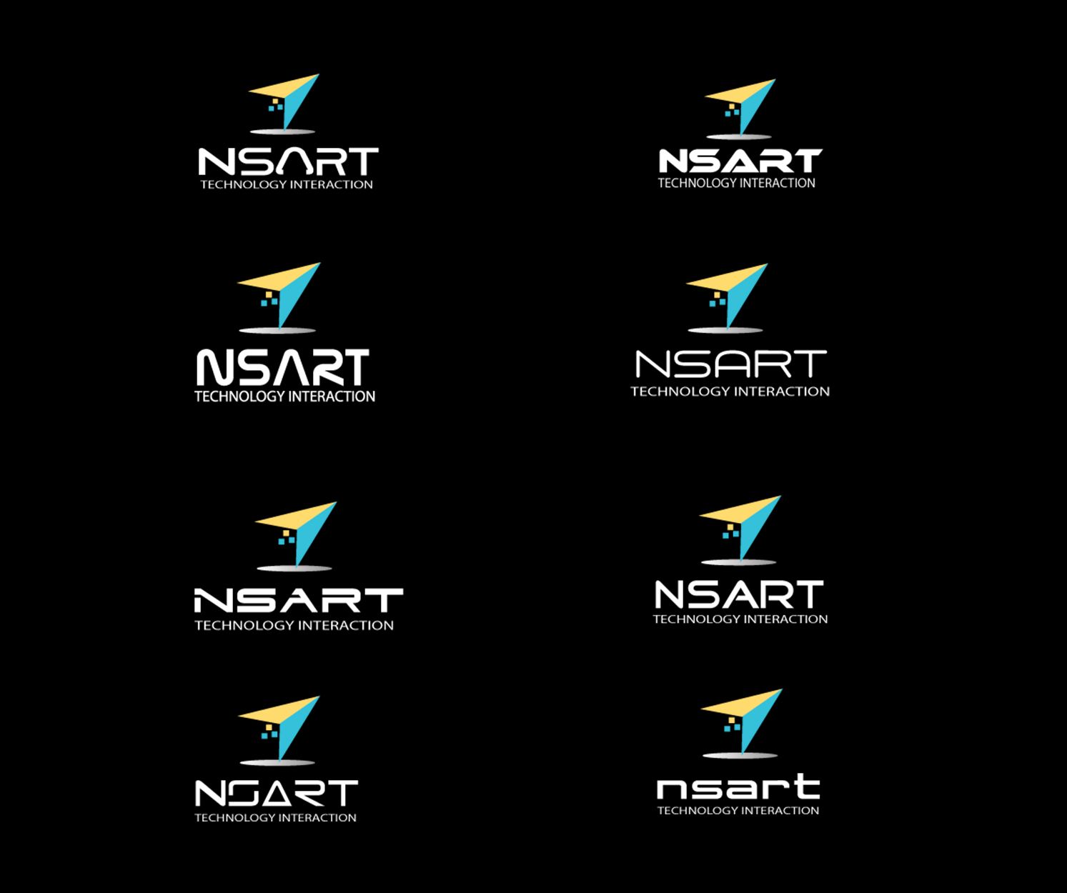 Логотип компании NSART - дизайнер SmolinDenis