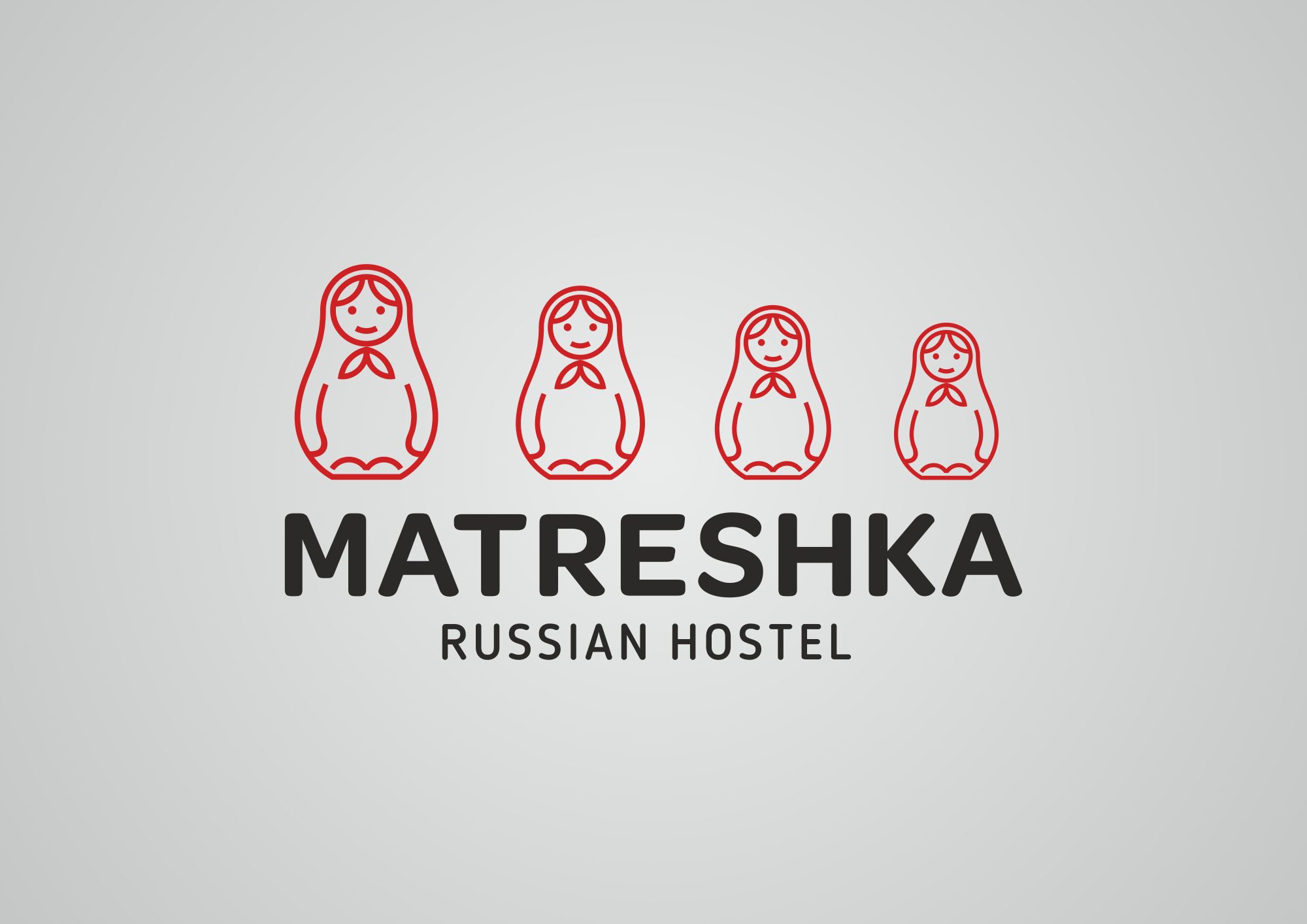 Логотип MATRESHKA Russian hostel - дизайнер axel-p
