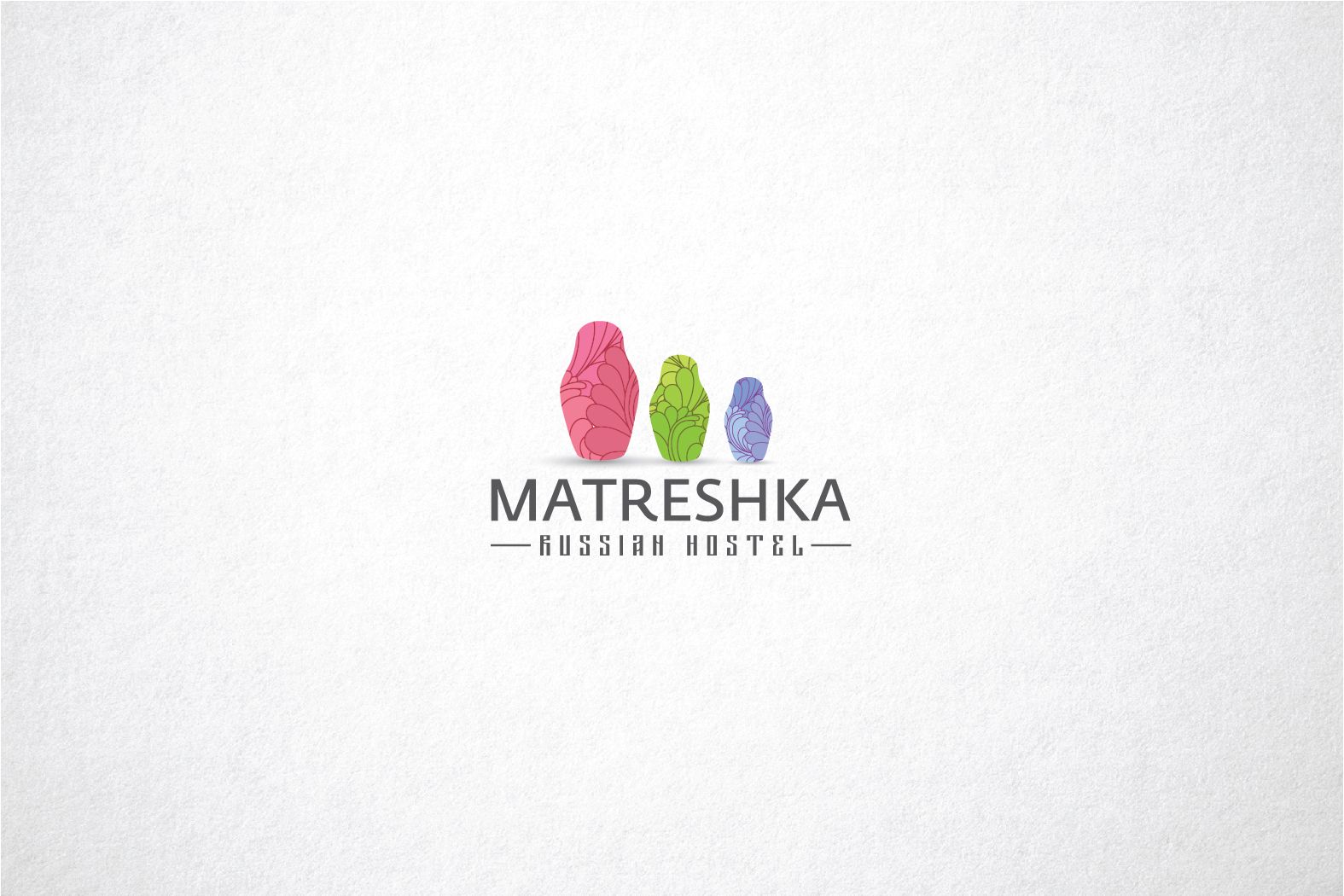 Логотип MATRESHKA Russian hostel - дизайнер funkielevis