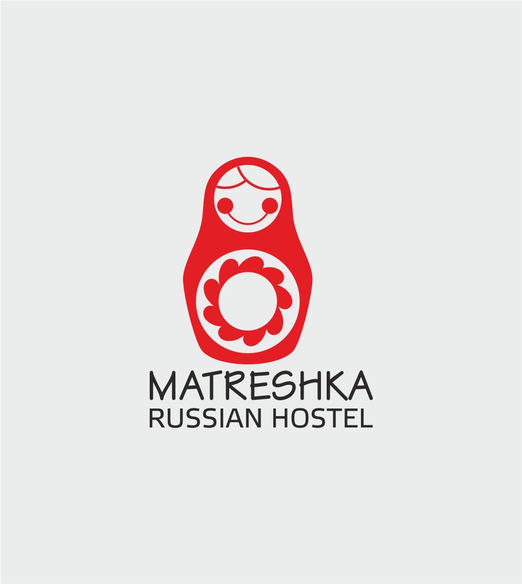 Логотип MATRESHKA Russian hostel - дизайнер Luki