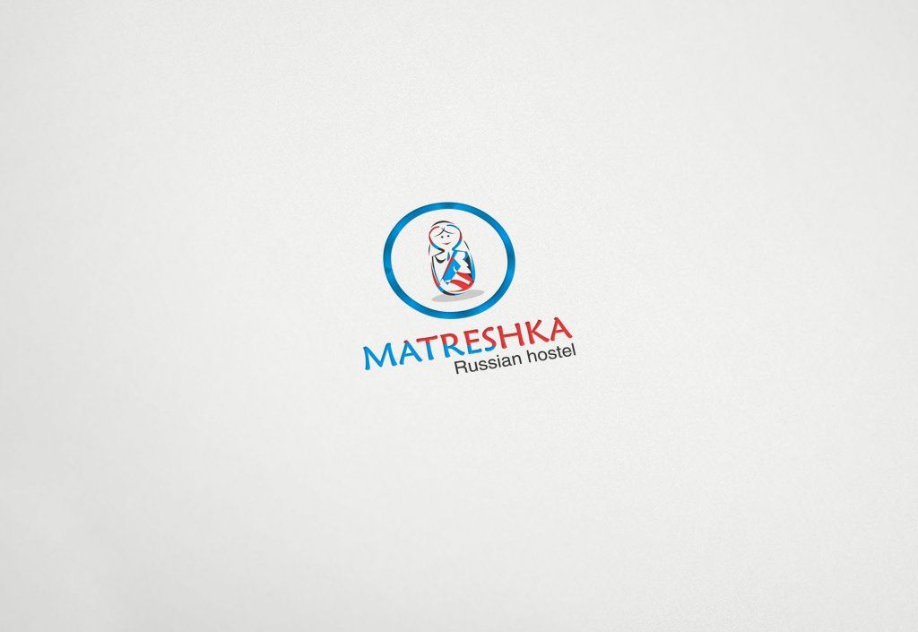 Логотип MATRESHKA Russian hostel - дизайнер Keroberas