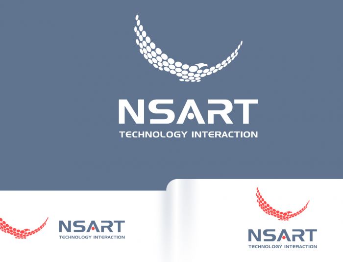 Логотип компании NSART - дизайнер Adrenalinum