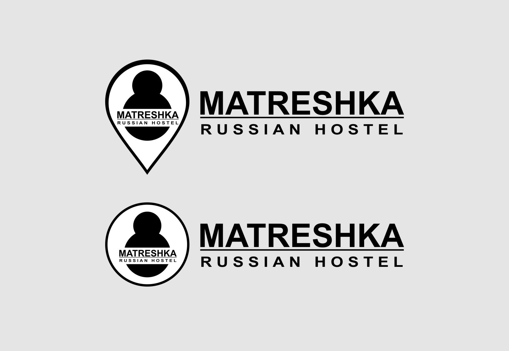 Логотип MATRESHKA Russian hostel - дизайнер Zero-2606