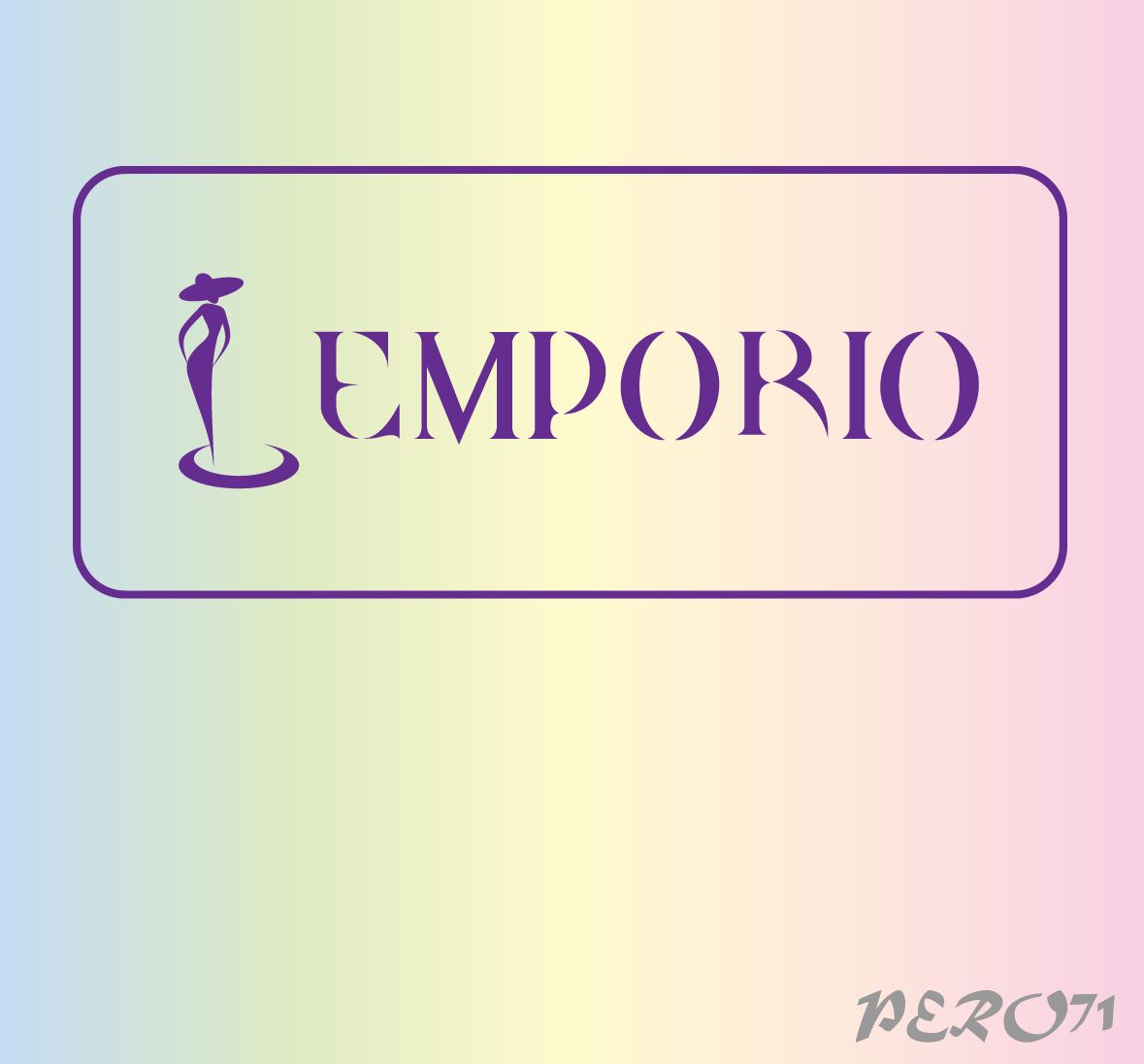 Логотип и фирменный стиль для сети бутиков - дизайнер PERO71