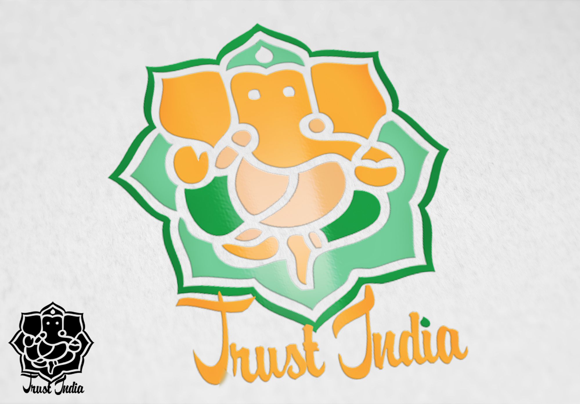 Логотип сайта об Индии, инд. товарах, здоровье - дизайнер nighticy