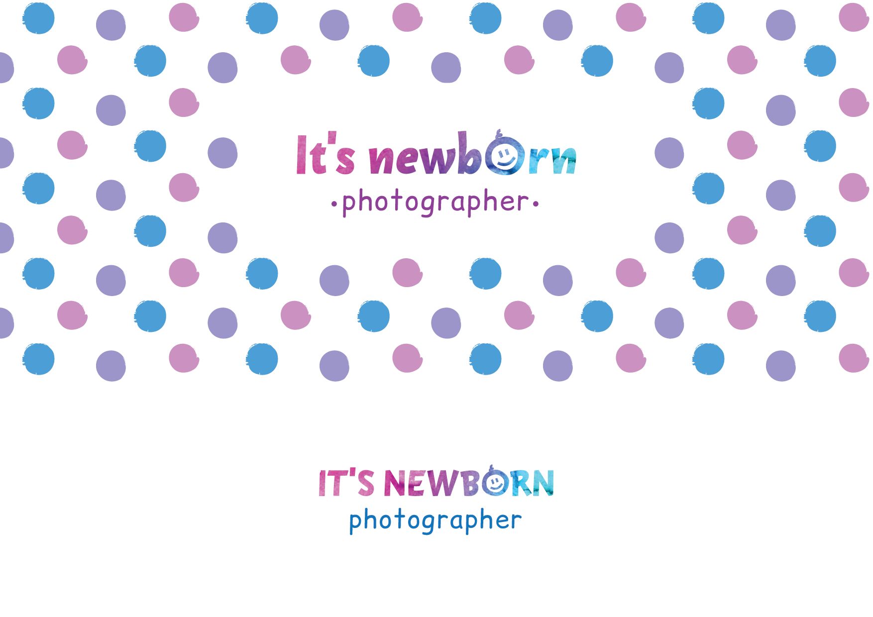 Логотип и фс для фотографа новорожденных - дизайнер Ula_Chu