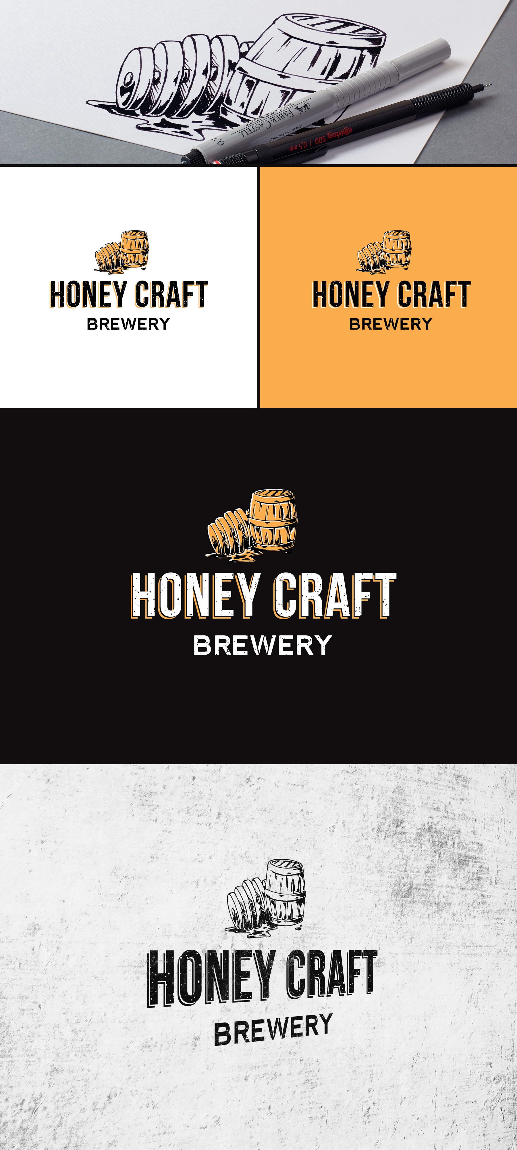 Логотип HoneyCraft Brewery - дизайнер Small_